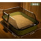 Semi Covered Cat Litter Box With Scoop 2