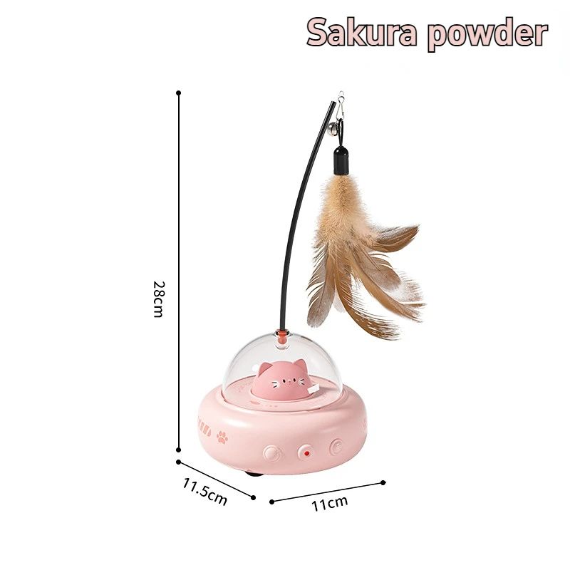 Smart UFO Interactive Cat Teaser Toy 5