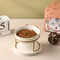 Ceramic Double Elevated Cat And Dog Bowl 6