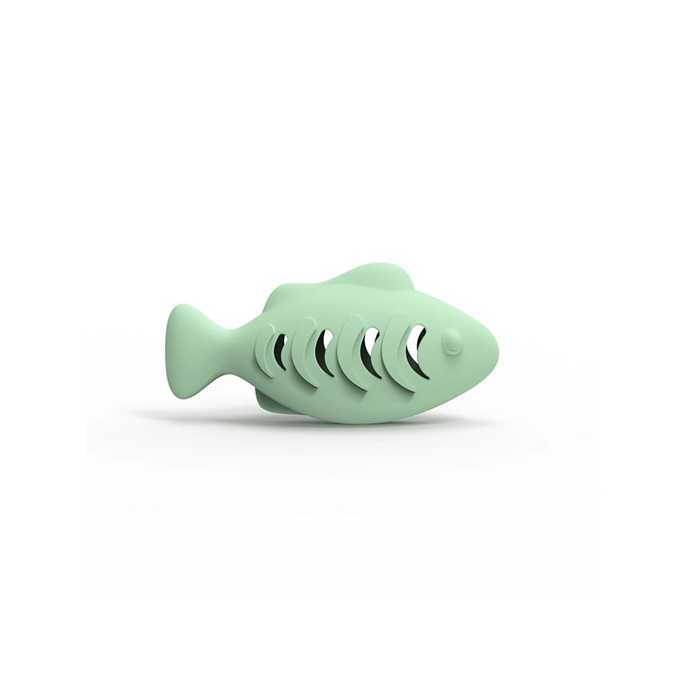 Fish Shaped Cat Treat Dispenser Chew Toy 6