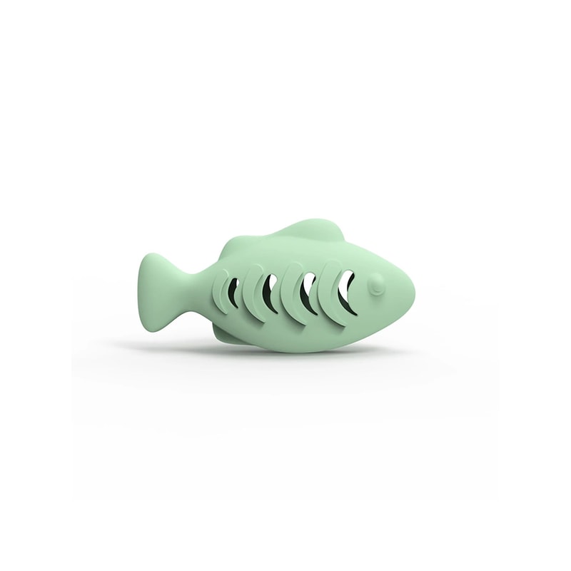Fish Shaped Cat Treat Dispenser Chew Toy 6