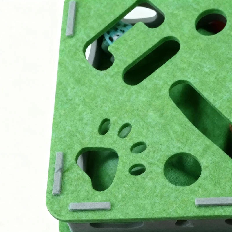 Interactive Cat Scratch Box With Bell Balls 11