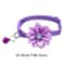 Floral Bow Pet Collar With Bell 1