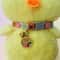 Colorful Paw Print Pet Collar With Bell 10