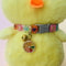 Colorful Paw Print Pet Collar With Bell 10