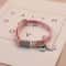 Colorful Paw Print Pet Collar With Bell 17