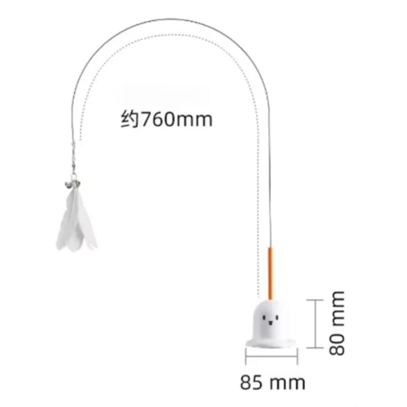 Interactive Badminton Stick Cat Teaser Toy 7