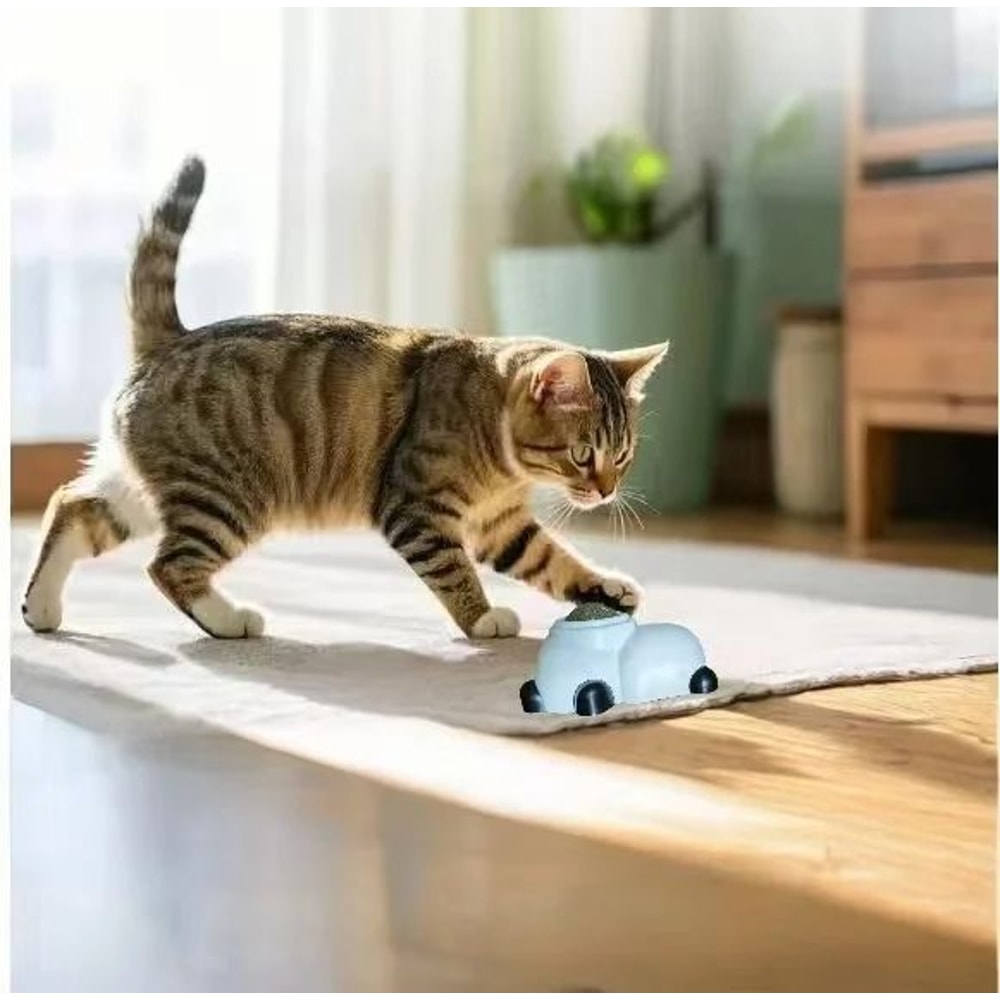 Natural Catnip Wall Sticky Ball Toy 7