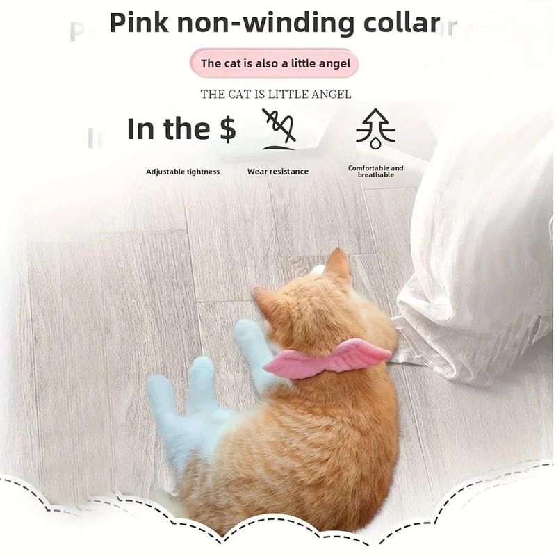 Pet Costume Set With Wings And Bow Tie Collar 6