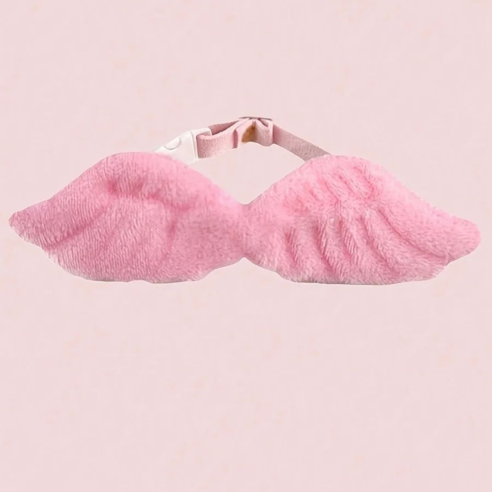 Pet Costume Set With Wings And Bow Tie Collar 11