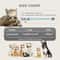 GlowSafe Airtag Cat Collar With Bell And QR Tag 3