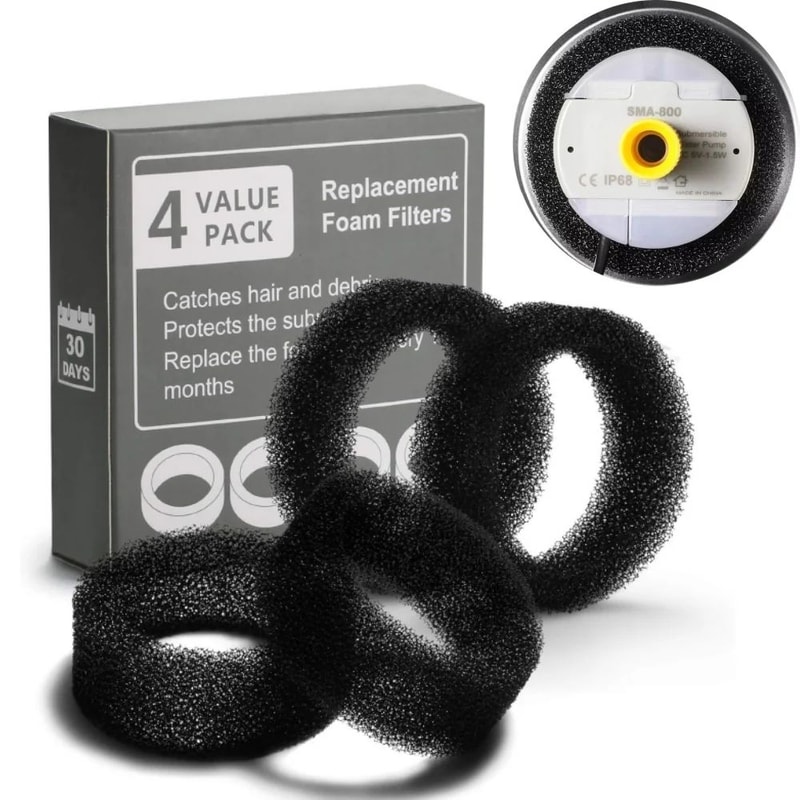 Replacement Foam Filters For Cat Water Fountain Pump 0