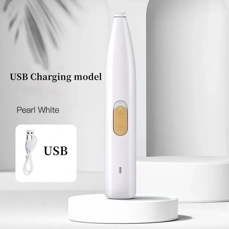 Quiet USB Rechargeable Pet Paw Hair Trimmer 6