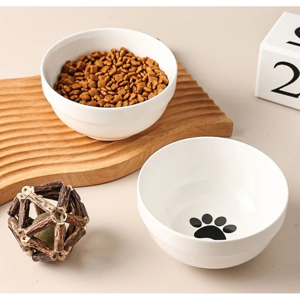 500ML Raised Ceramic Pet Food And Water Bowl 6