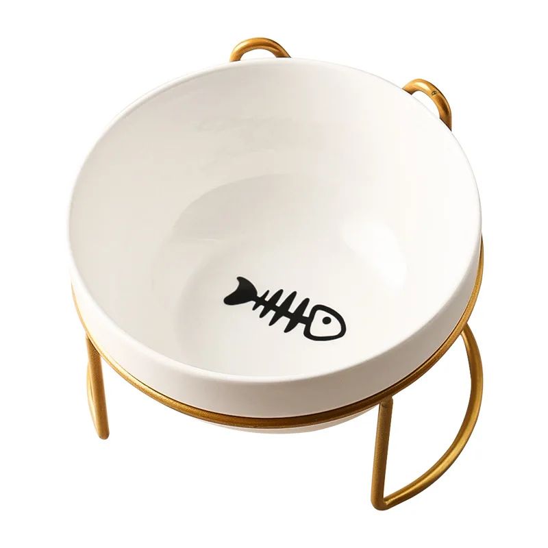 500ML Raised Ceramic Pet Food And Water Bowl 14