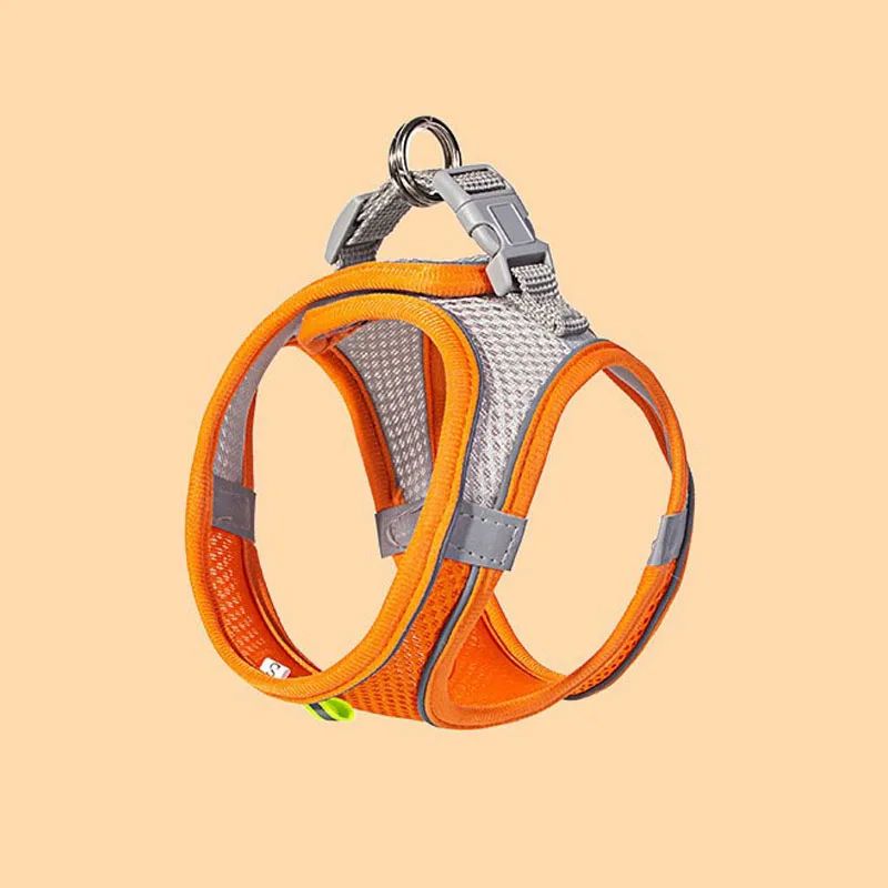 Reflective Breathable Adjustable Pet Harness And Leash Set 10