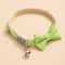 Bow Tie Adjustable Bell Collar For Cats And Small Dogs 2