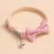 Bow Tie Adjustable Bell Collar For Cats And Small Dogs 8