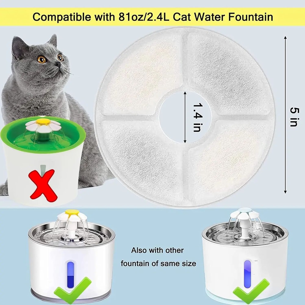 Replacement Water Fountain Filters For 24L Pet Water Dispenser 1