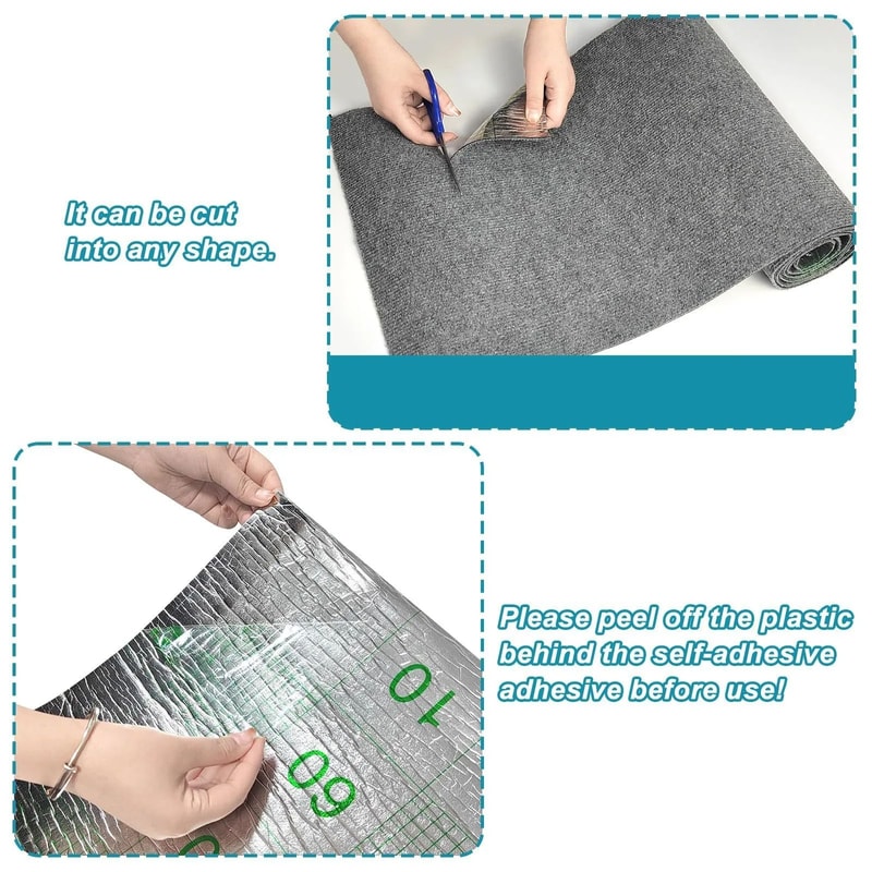 Self Adhesive Cat Scratcher Mat Sofa And Wall Furniture Protector 6