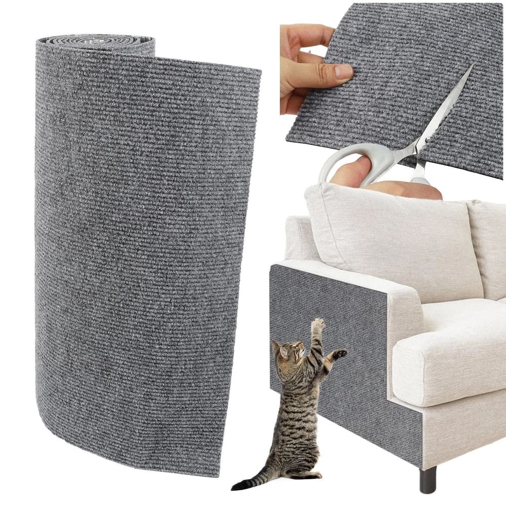Self Adhesive Cat Scratcher Mat Sofa And Wall Furniture Protector 7