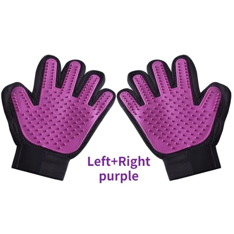 Pet Grooming Glove For Cat And Dog Hair Removal And Massage 25
