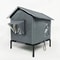 Insulated Outdoor Cat Shelter Winter Warm Cat House 4