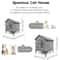 Insulated Outdoor Cat Shelter Winter Warm Cat House 5