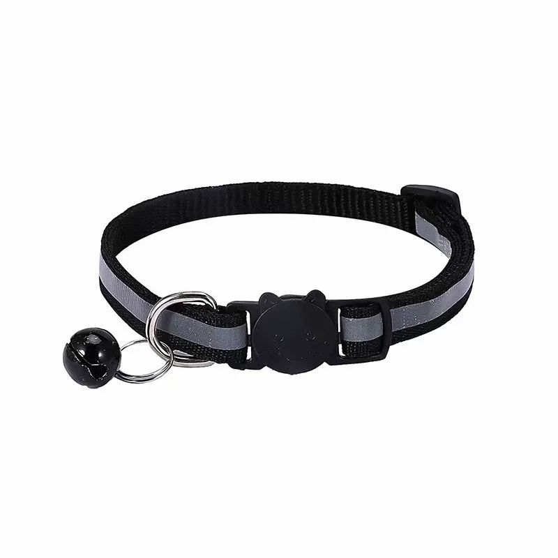 Reflective Adjustable Pet Collar With Bell For Cats And Small Dogs 10
