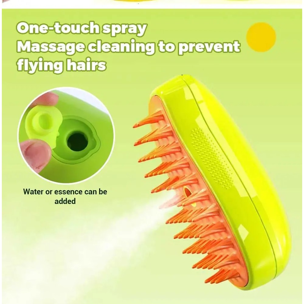 3 In 1 Electric Steam Pet Grooming Brush For Cats And Dogs 6