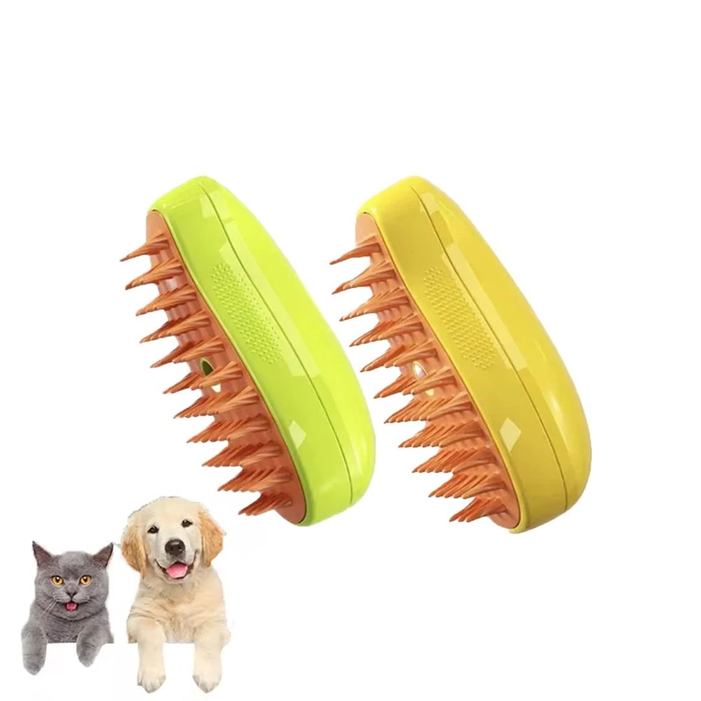 3 In 1 Electric Steam Pet Grooming Brush For Cats And Dogs 11
