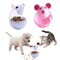 Mouse Shaped Treat Dispensing Puzzle Toy For Cats 2