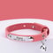 Personalized Leather Cat Collar With Bell And Custom Engraving 3