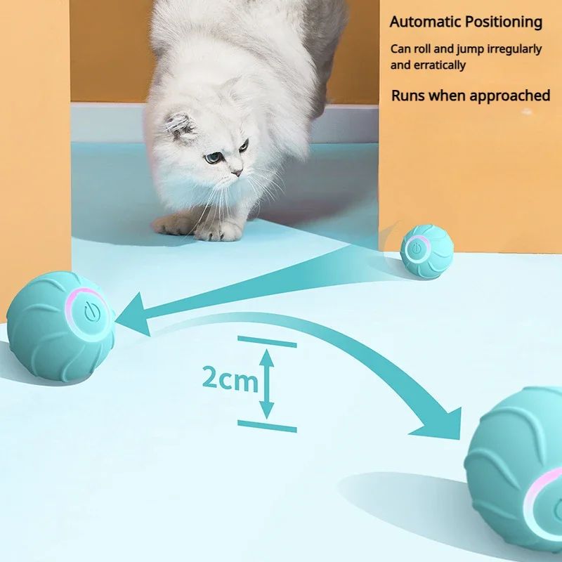 Smart Automatic Rolling Ball Toy For Cats And Kittens 3