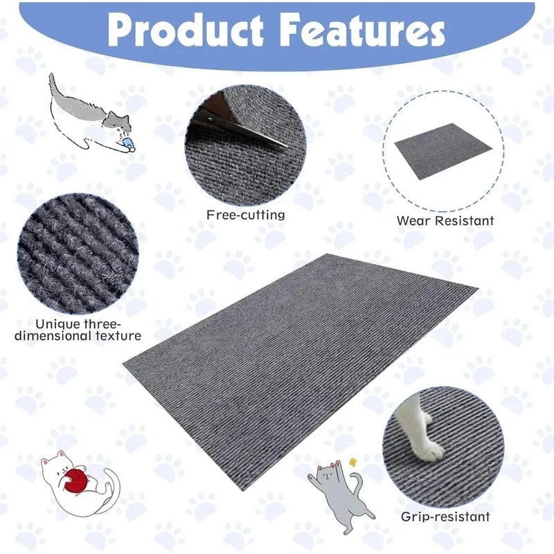 Cat Scratch Protector Mat For Sofa Furniture And Walls 3