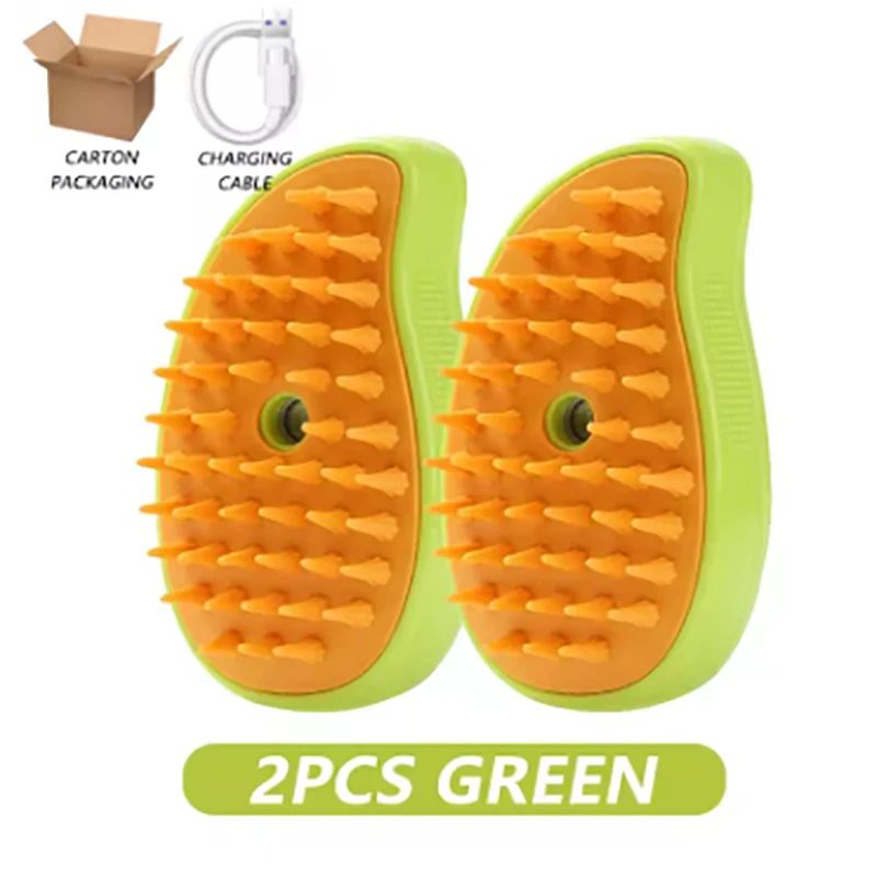 3 In 1 Electric Steam Pet Grooming Brush To Massage Pets And Remove Floating Hairs 8