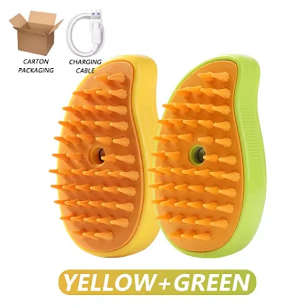 3 In 1 Electric Steam Pet Grooming Brush To Massage Pets And Remove Floating Hairs 10