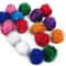 50 Piece Sparkle Pom Pom Cat Toy Balls Set 1