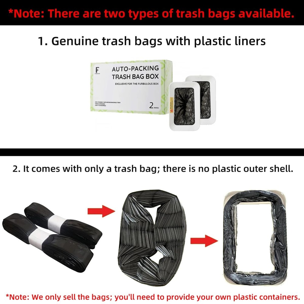 FURBULOUS Self Cleaning Litter Box Waste Bags 1