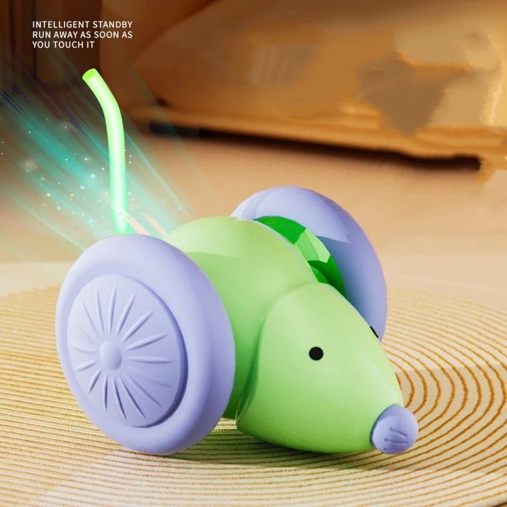 Interactive Electric Mouse Car Cat Toy 7