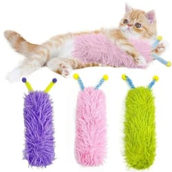catnip plush strip pillow cat toy