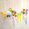 Interactive Hanging Cat Toy With Feather Teaser And Elastic Rope 2