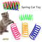 Colorful Spring Cat Toy Set For Interactive Play 12