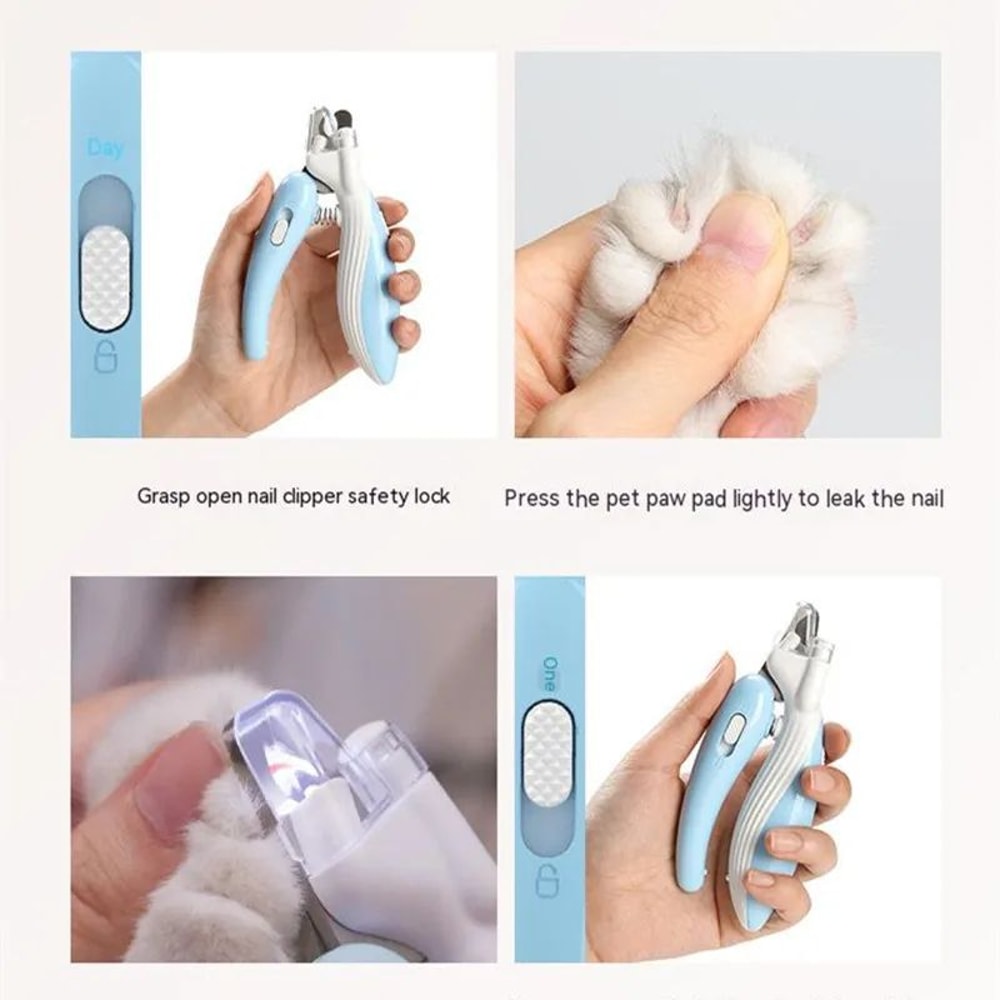 LED Pet Nail Clipper And Electric Nail Grinder Set 2