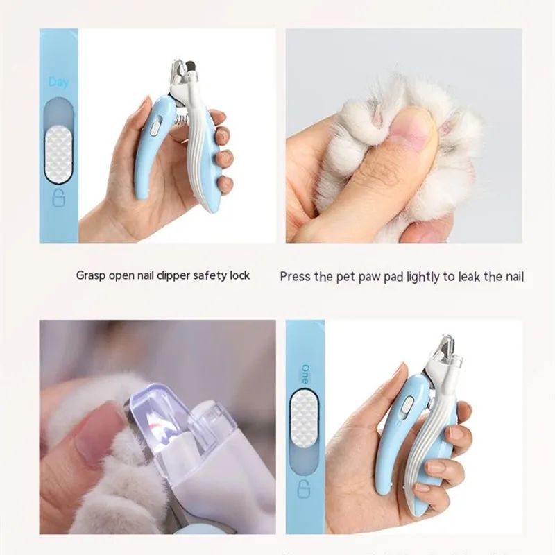 LED Pet Nail Clipper And Electric Nail Grinder Set 2