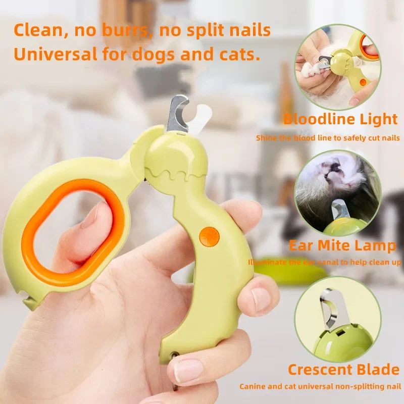LED Pet Nail Clipper And Electric Nail Grinder Set 7