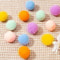 Soft Pom Pom Ball Interactive Cat Toy Set 6