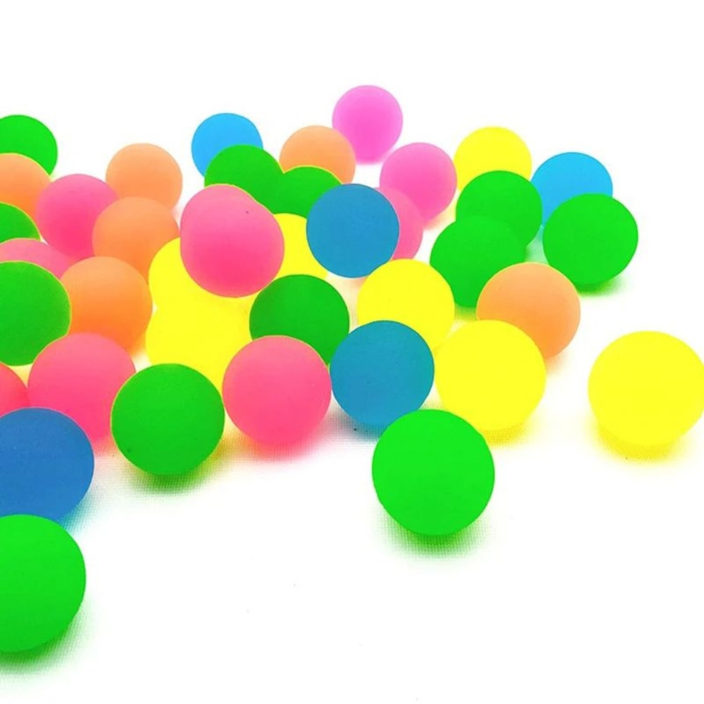 Assorted Elastic Bouncing Balls Interactive Pet Toy Pack 2