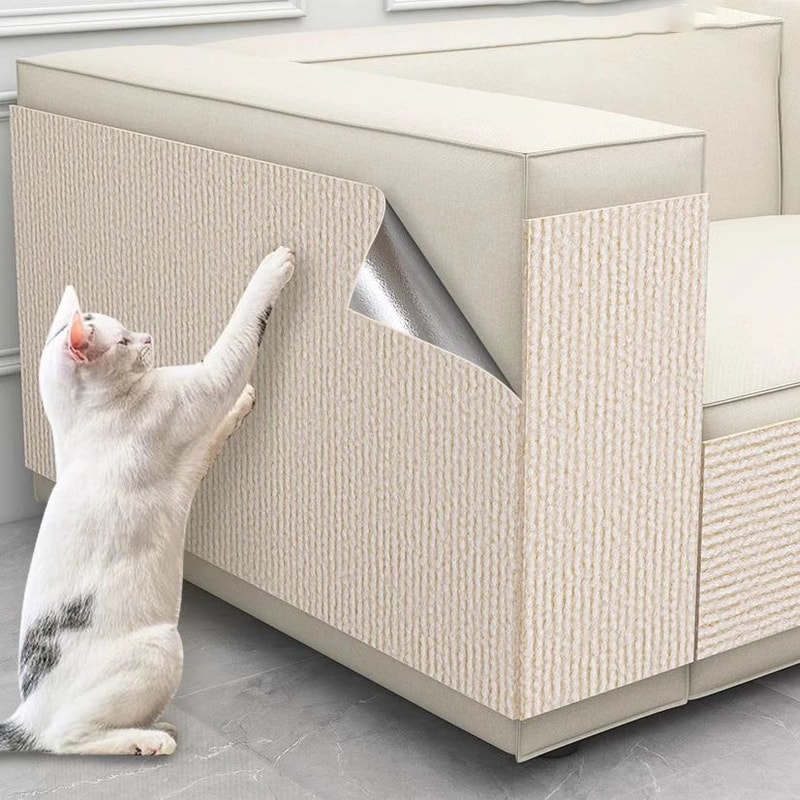 Self Adhesive Cat Scratching Wall Protector Mat 2