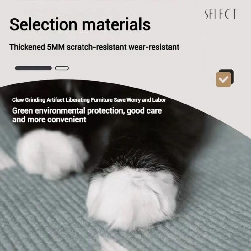 Self Adhesive Cat Scratch Board Sofa And Wall Protector 3